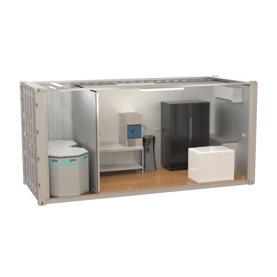 20 ft Hydration Station Respite Room w_ Aquapax Water Supply
