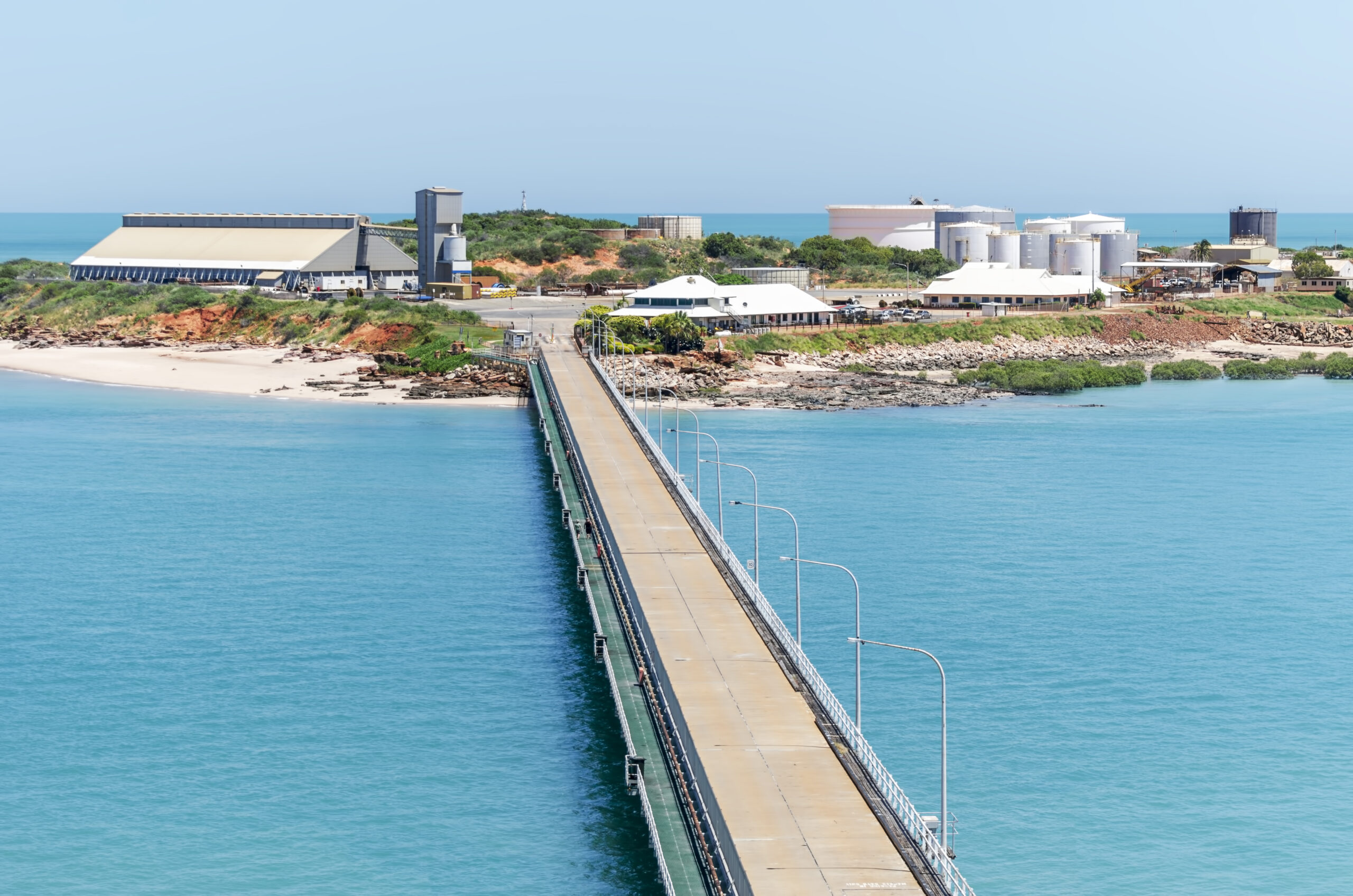 Port Pier at Broome home of the pearling industry in Western Australia,